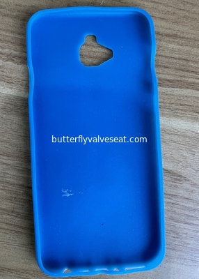 Capa de teléfono móvil de silicona de color azul, Capa de iPhone personalizada