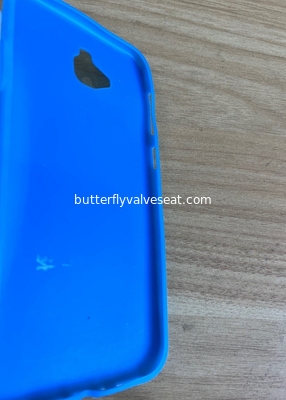 Capa de teléfono móvil de silicona de color azul, Capa de iPhone personalizada