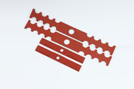 Juntas de goma de encargo rojas de MVO, forma elástico del Special de la junta de la junta del anillo