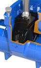 Válvula de goma Seat, válvula de mariposa asentada resistente de la puerta Seat de aleta de la cuña de EPDM/de NBR