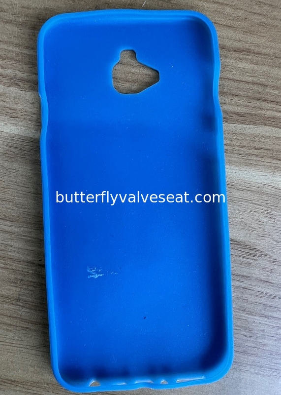 Capa de teléfono móvil de silicona de color azul, Capa de iPhone personalizada