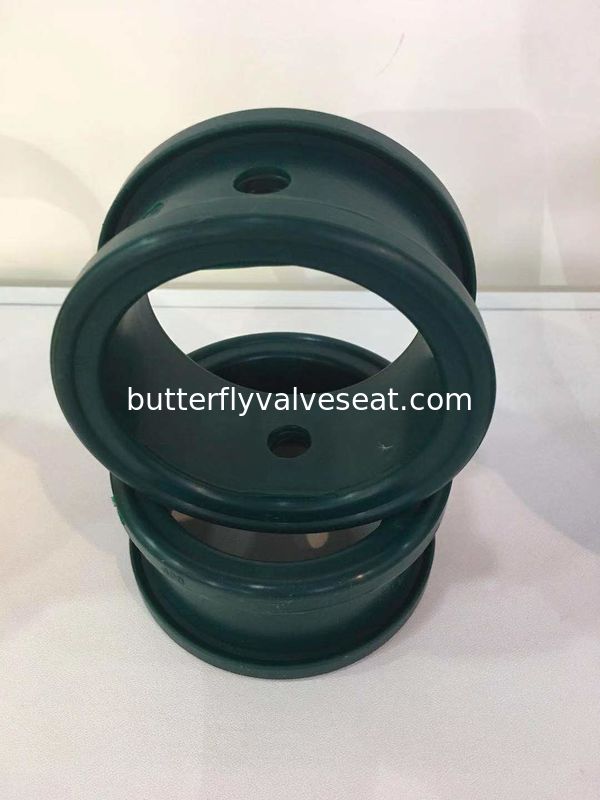 Válvula de mariposa negra del silicón del color Seat, funcionamiento de goma de Seat de válvula buen